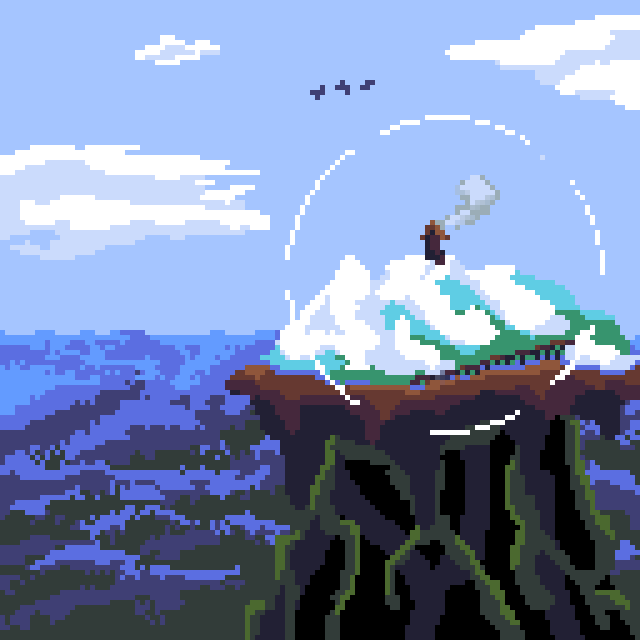 "Untitled Pixel Art I", my first finished pixel art